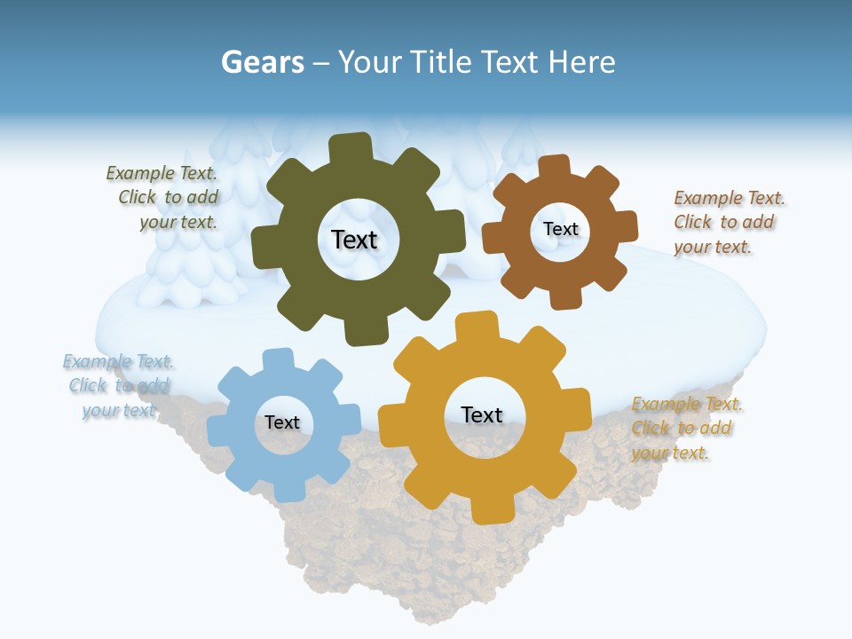 Little Nature Fir PowerPoint Template