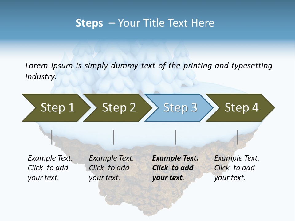 Little Nature Fir PowerPoint Template