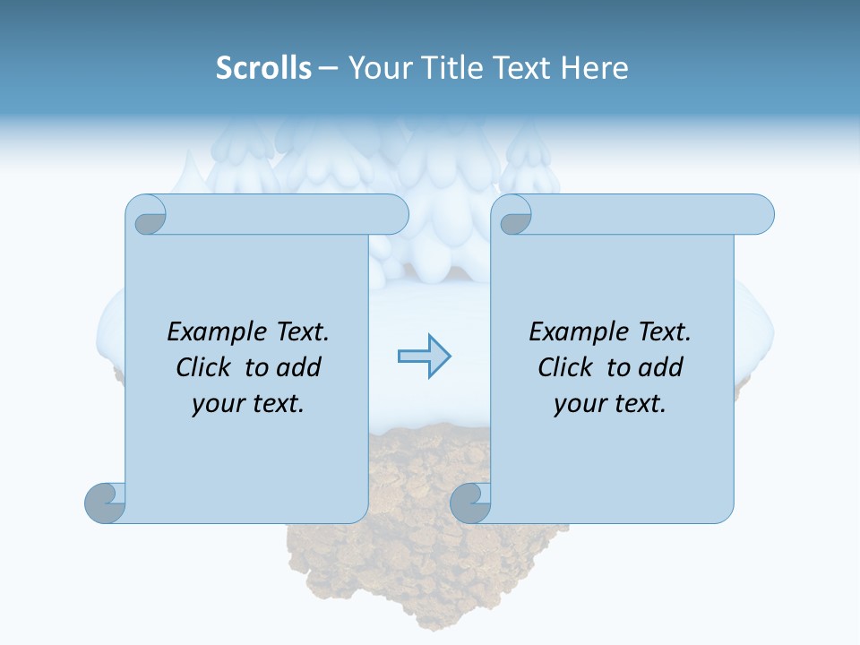 Little Nature Fir PowerPoint Template