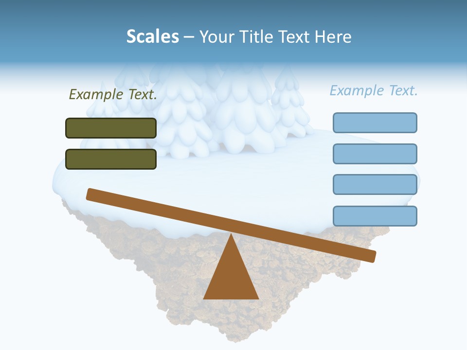 Little Nature Fir PowerPoint Template