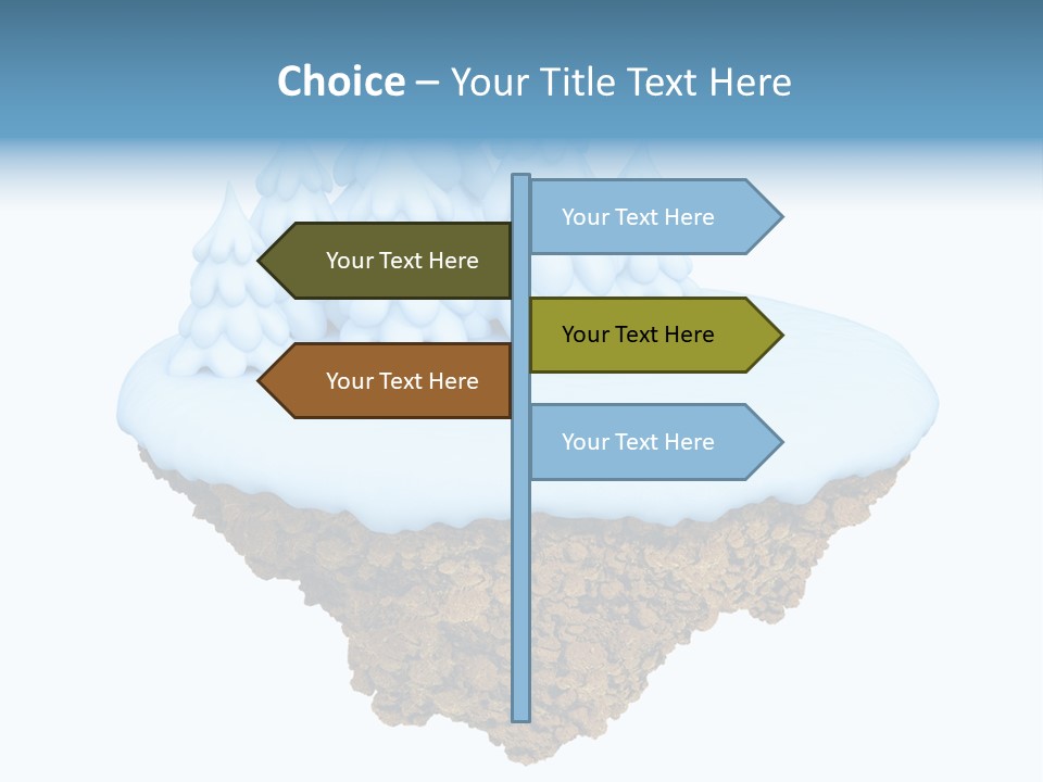 Little Nature Fir PowerPoint Template