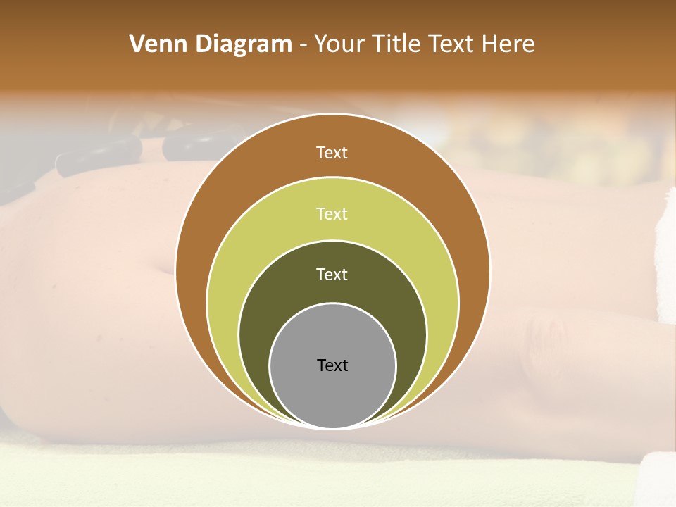 Towel Orchid Treatment PowerPoint Template