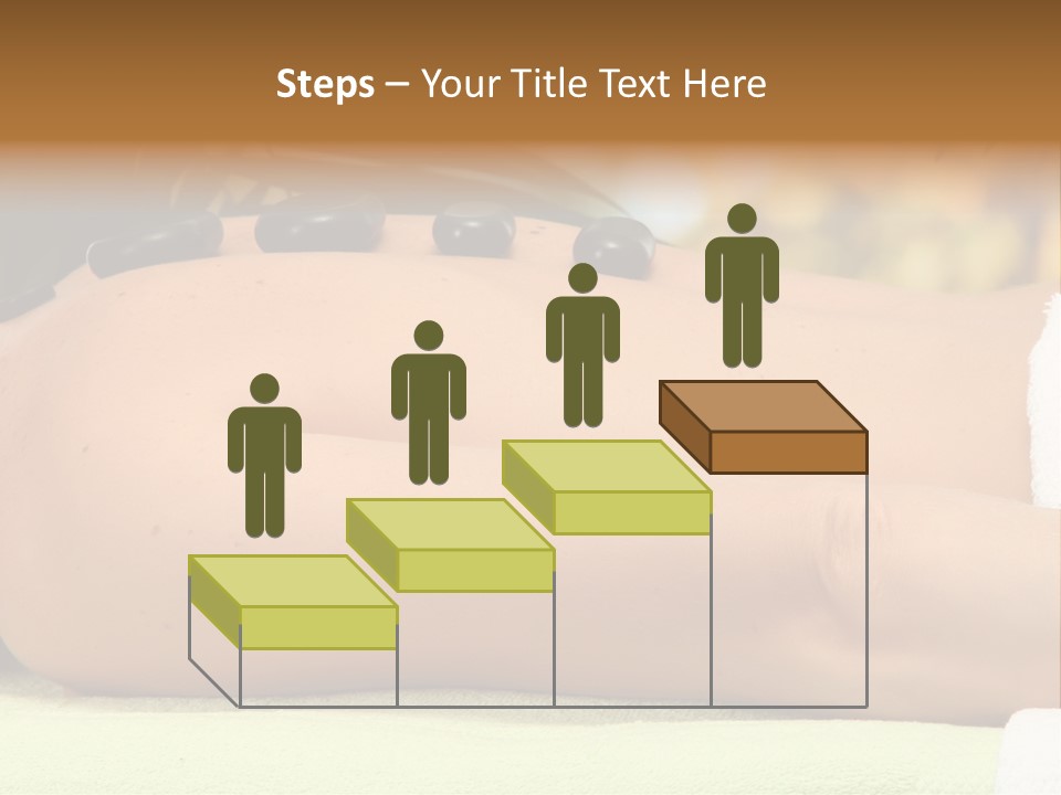 Towel Orchid Treatment PowerPoint Template