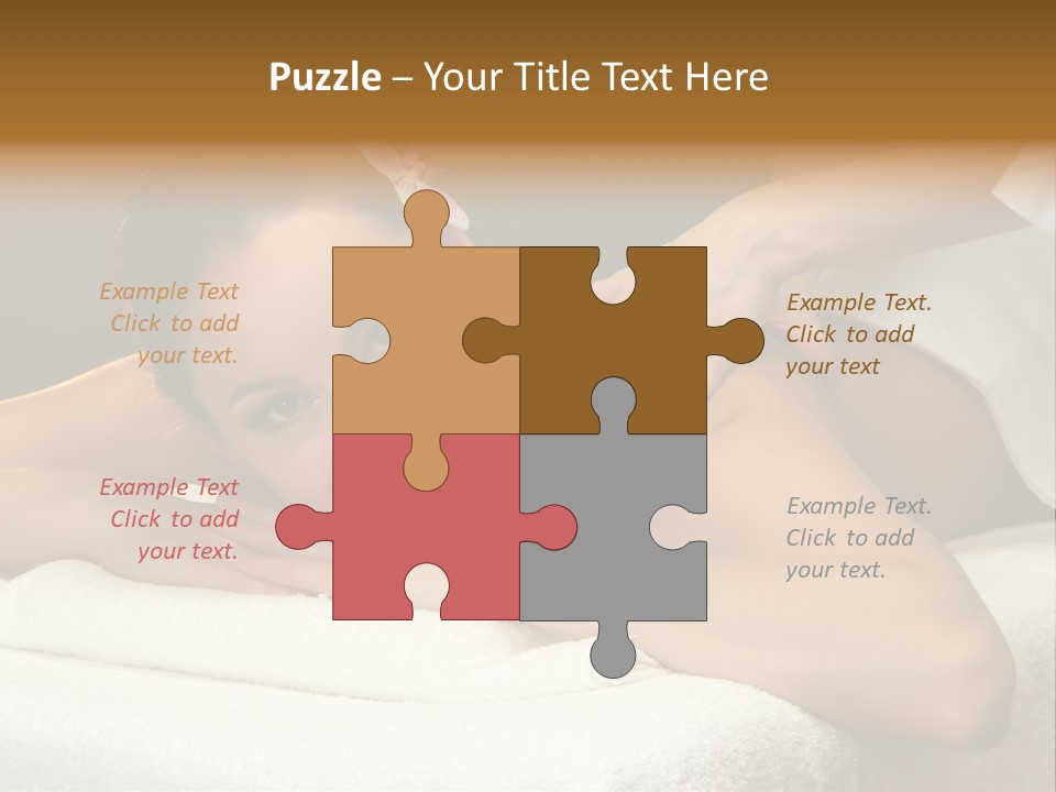 Beauty Wellness Back PowerPoint Template