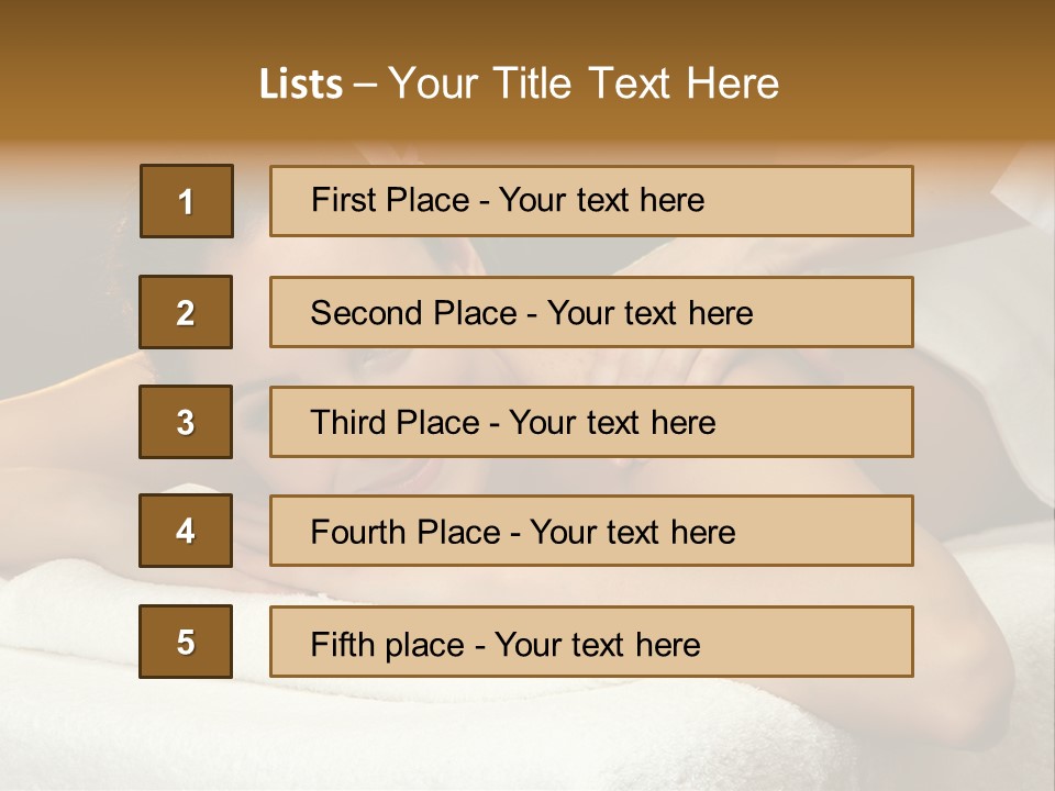 Beauty Wellness Back PowerPoint Template