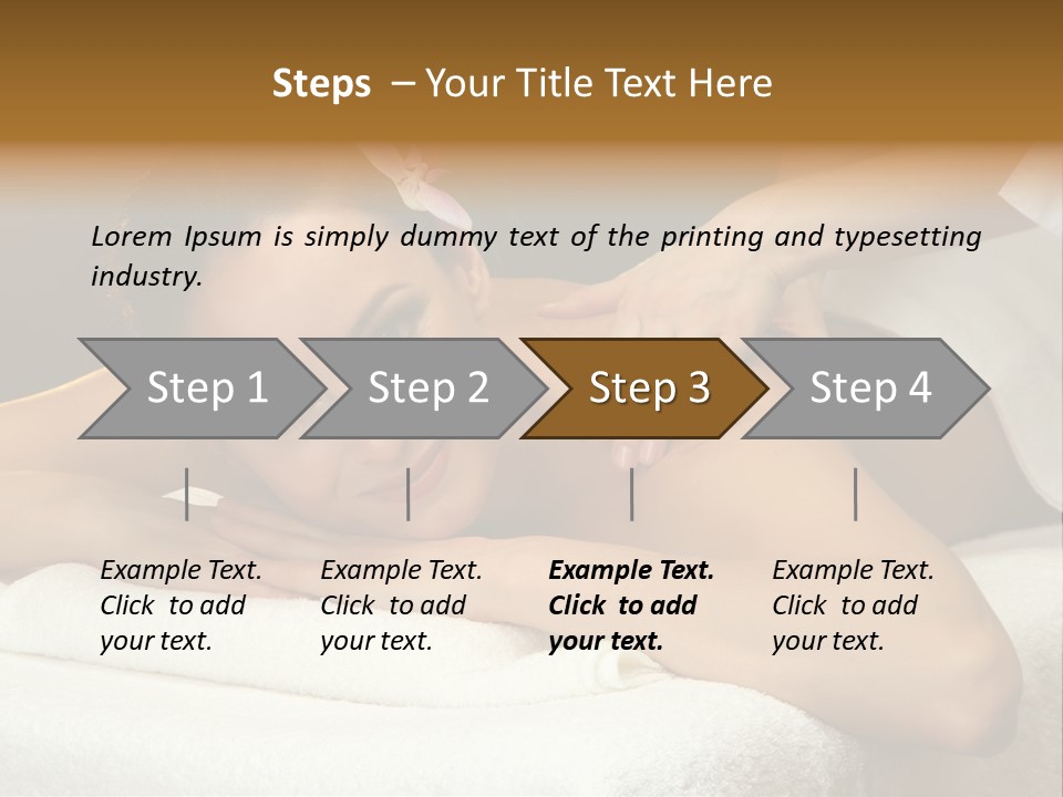 Beauty Wellness Back PowerPoint Template