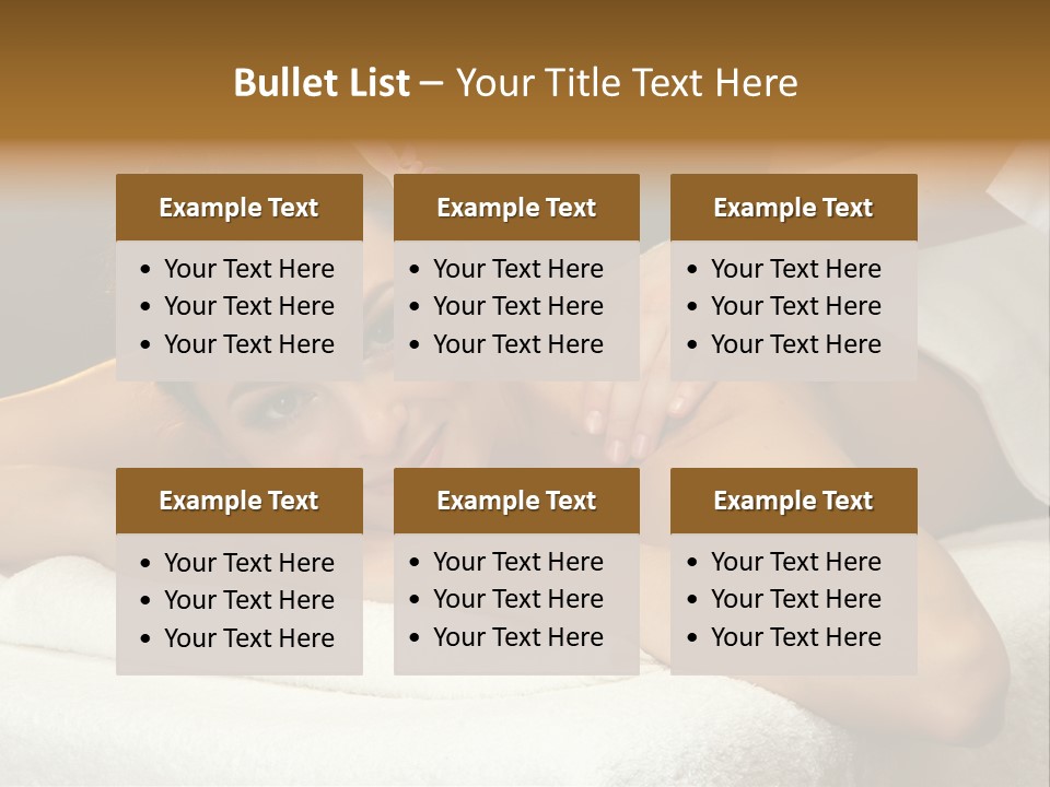 Beauty Wellness Back PowerPoint Template