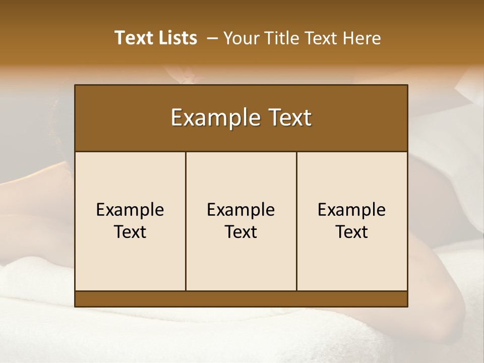 Beauty Wellness Back PowerPoint Template