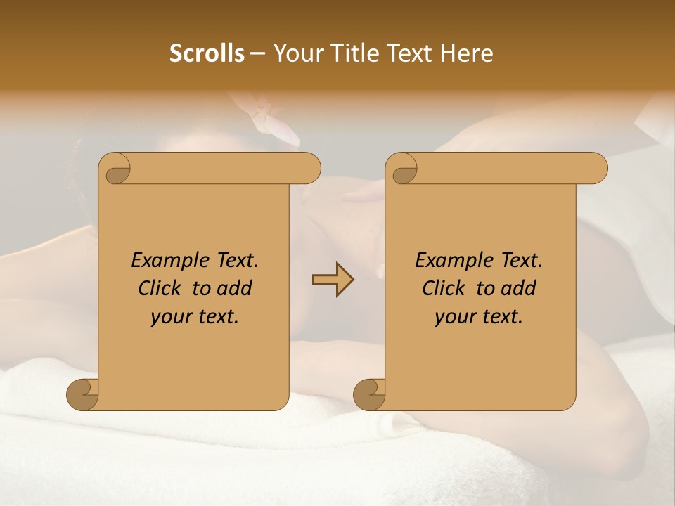 Beauty Wellness Back PowerPoint Template
