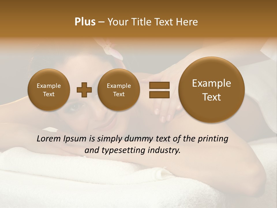 Beauty Wellness Back PowerPoint Template