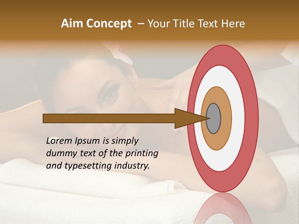 Beauty Wellness Back PowerPoint Template