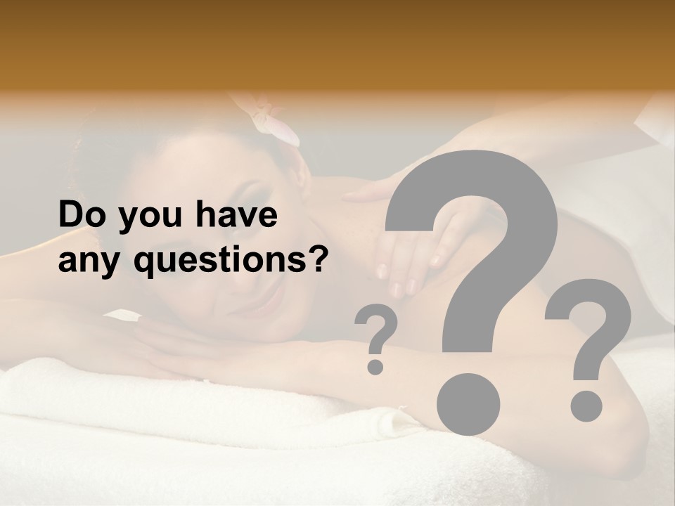 Beauty Wellness Back PowerPoint Template