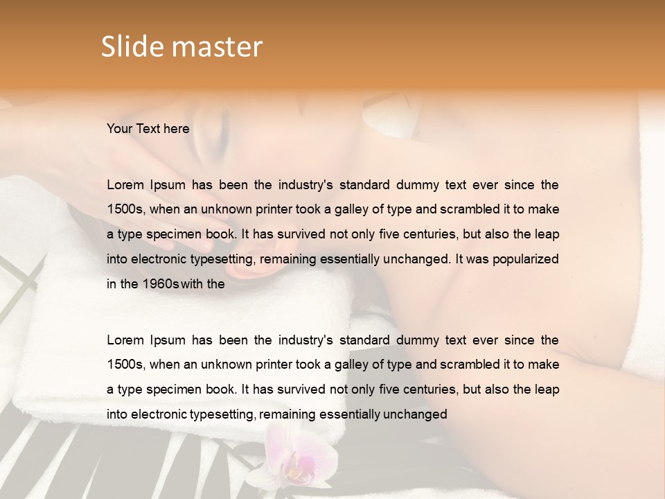 Vitality Lovely Healthcare PowerPoint Template