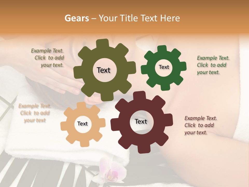 Vitality Lovely Healthcare PowerPoint Template