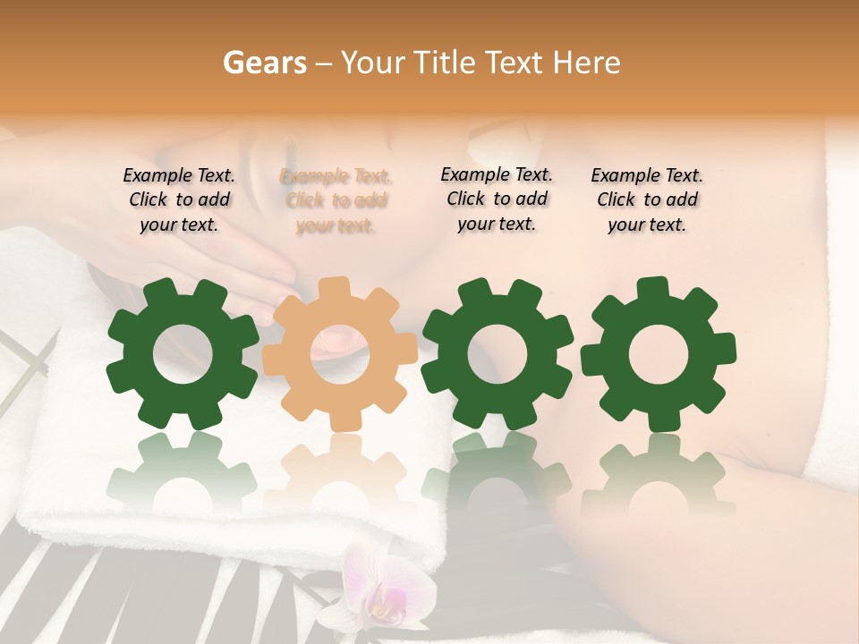 Vitality Lovely Healthcare PowerPoint Template