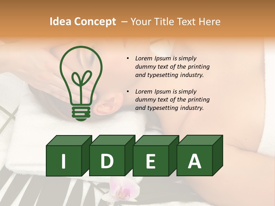 Vitality Lovely Healthcare PowerPoint Template