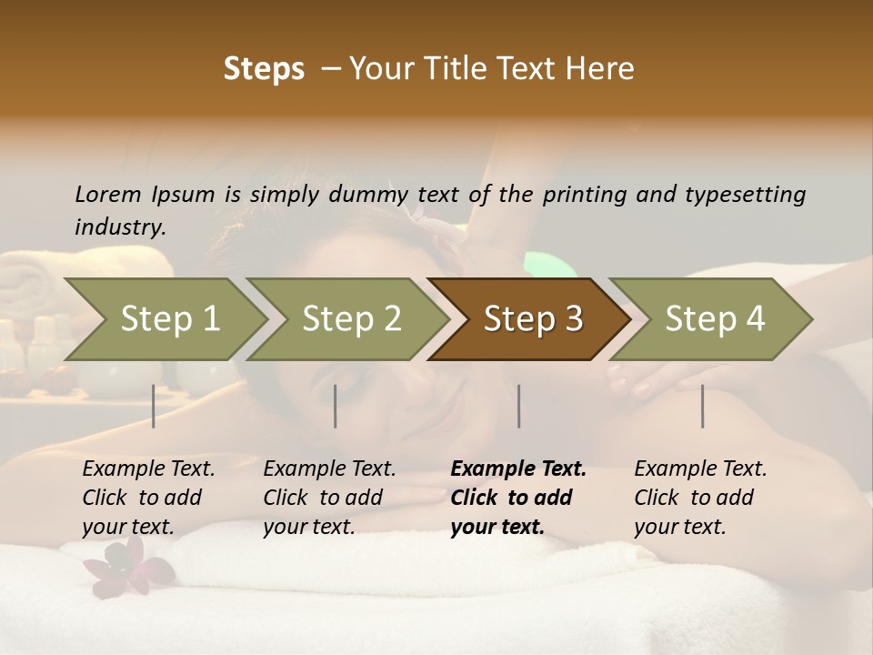 Attractive Relaxation Asian PowerPoint Template