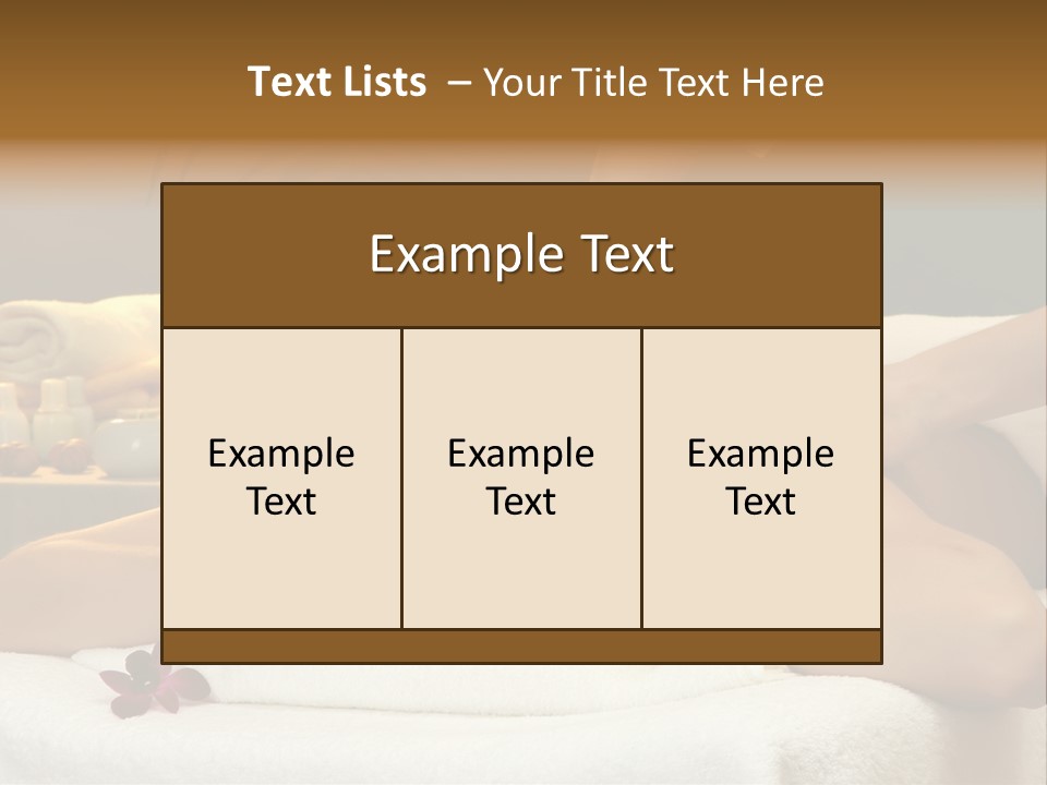 Attractive Relaxation Asian PowerPoint Template