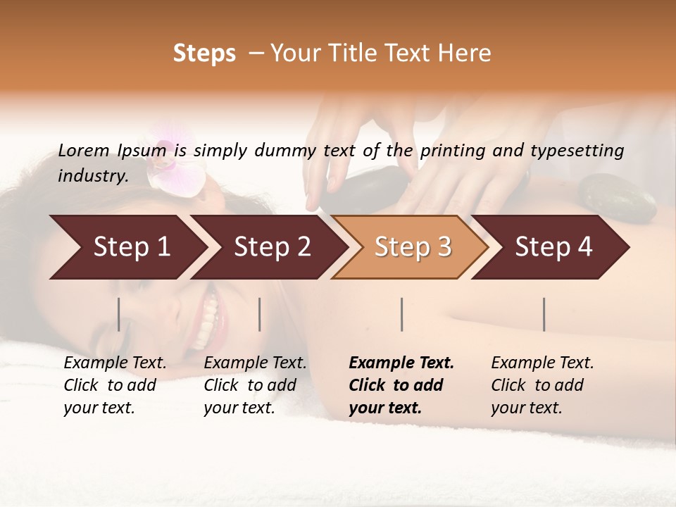 Flower Pampering  PowerPoint Template