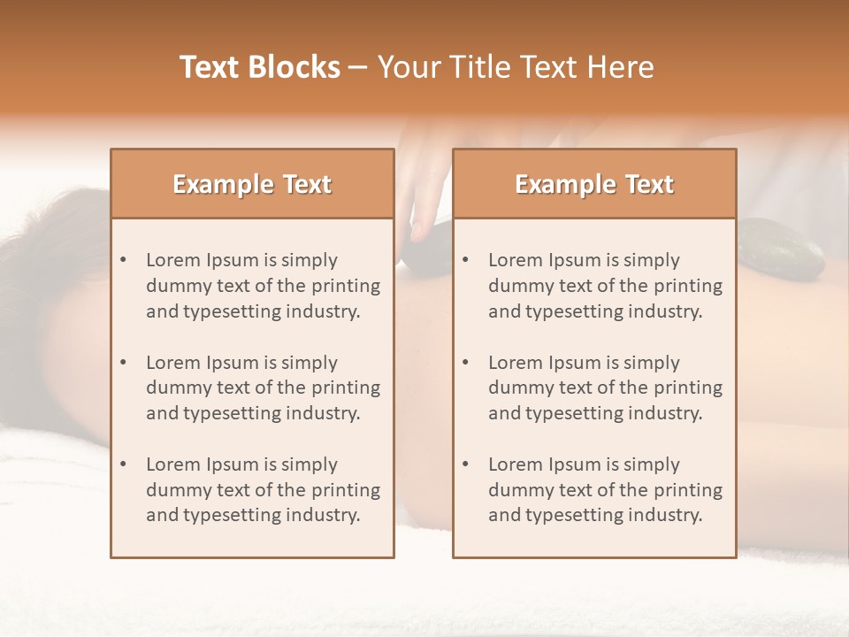 Flower Pampering  PowerPoint Template