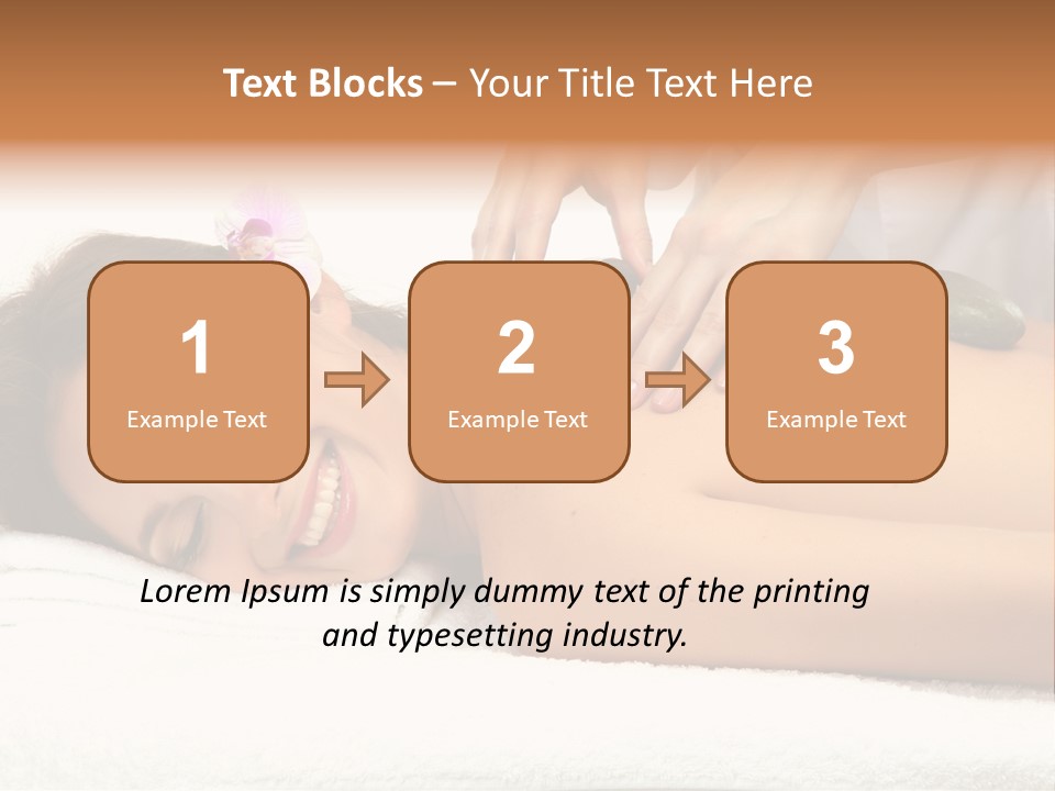 Flower Pampering  PowerPoint Template