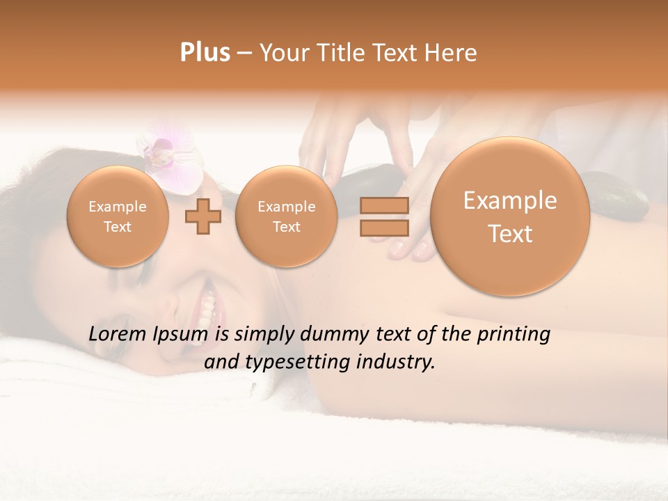 Flower Pampering  PowerPoint Template