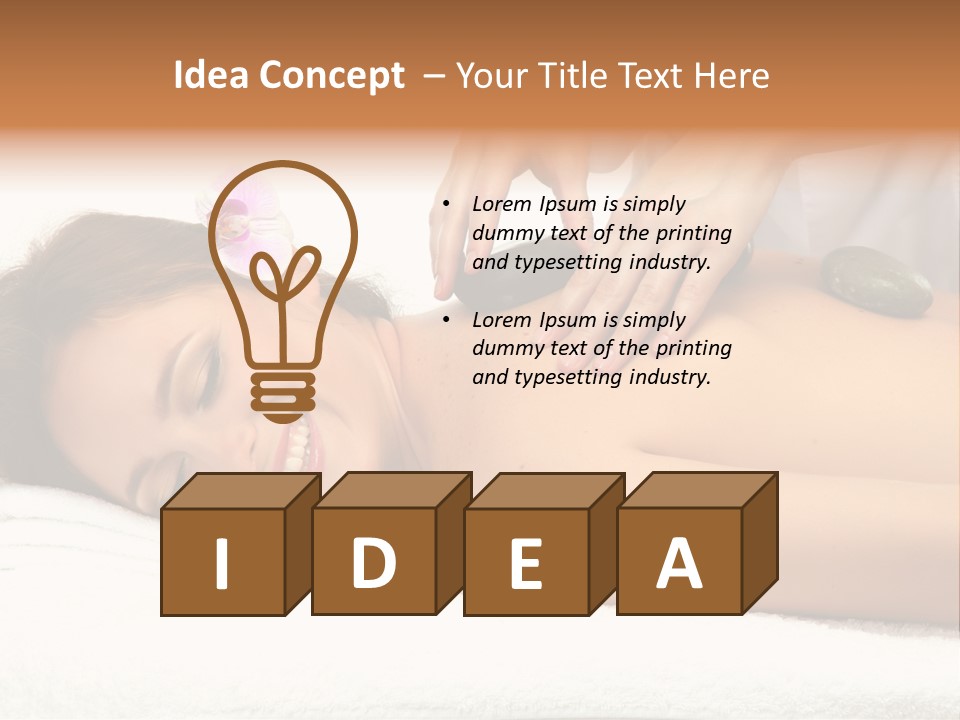 Flower Pampering  PowerPoint Template