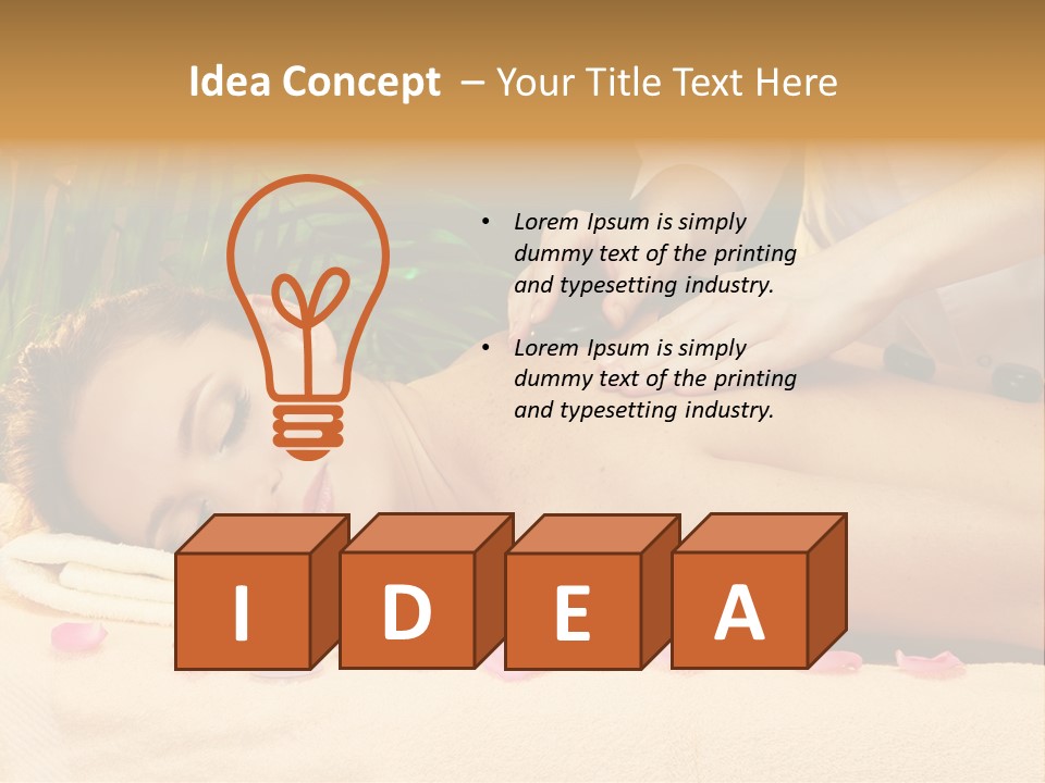 Female Consumption Treatment PowerPoint Template