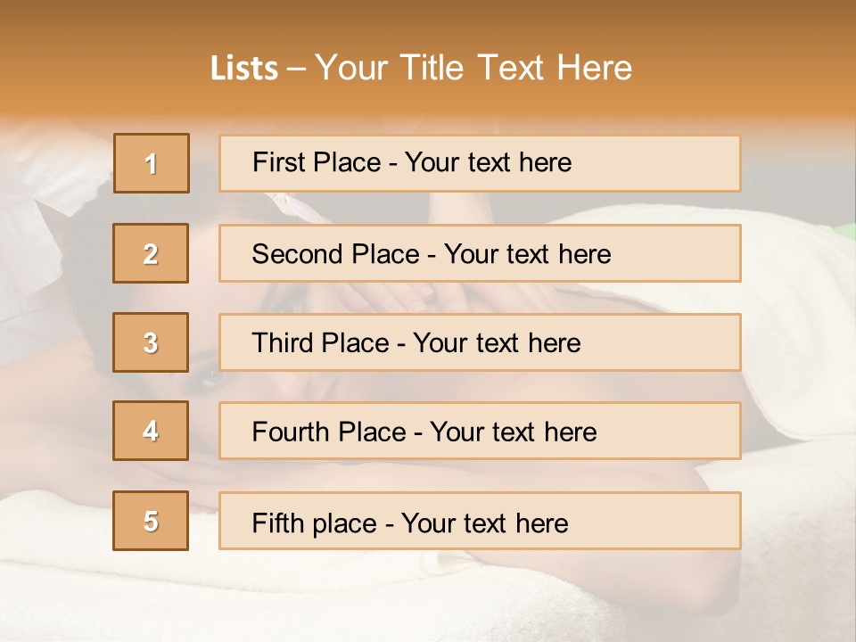 Face Health Photo PowerPoint Template