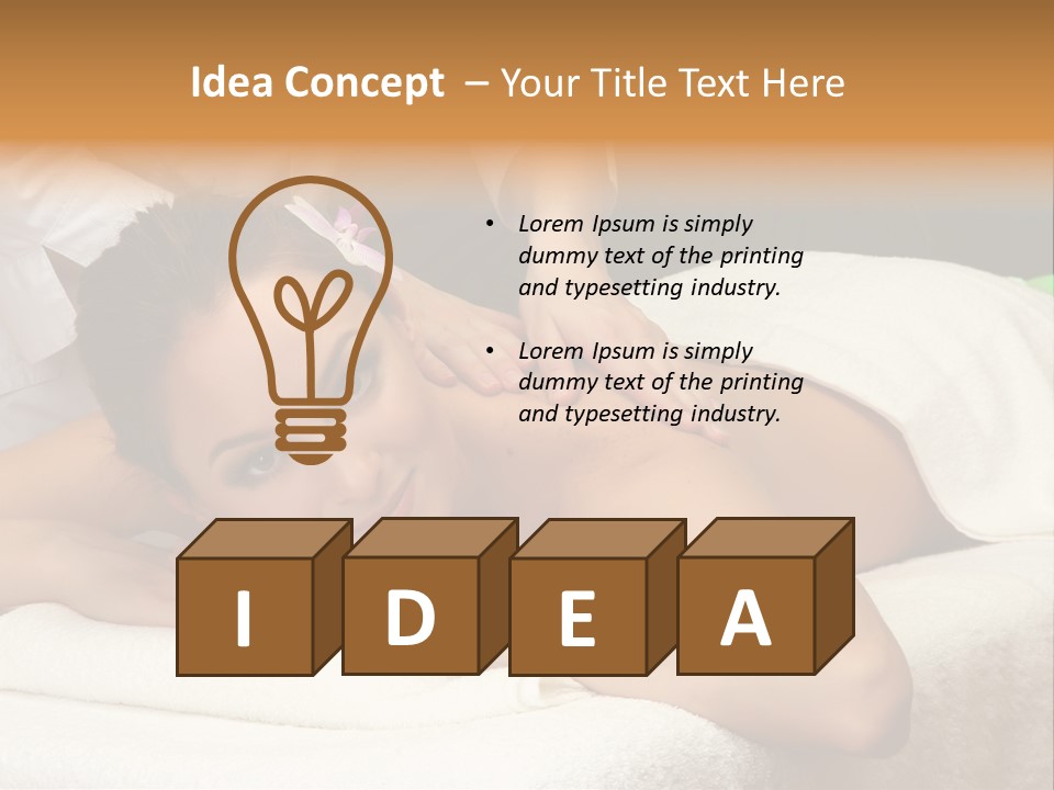 Face Health Photo PowerPoint Template