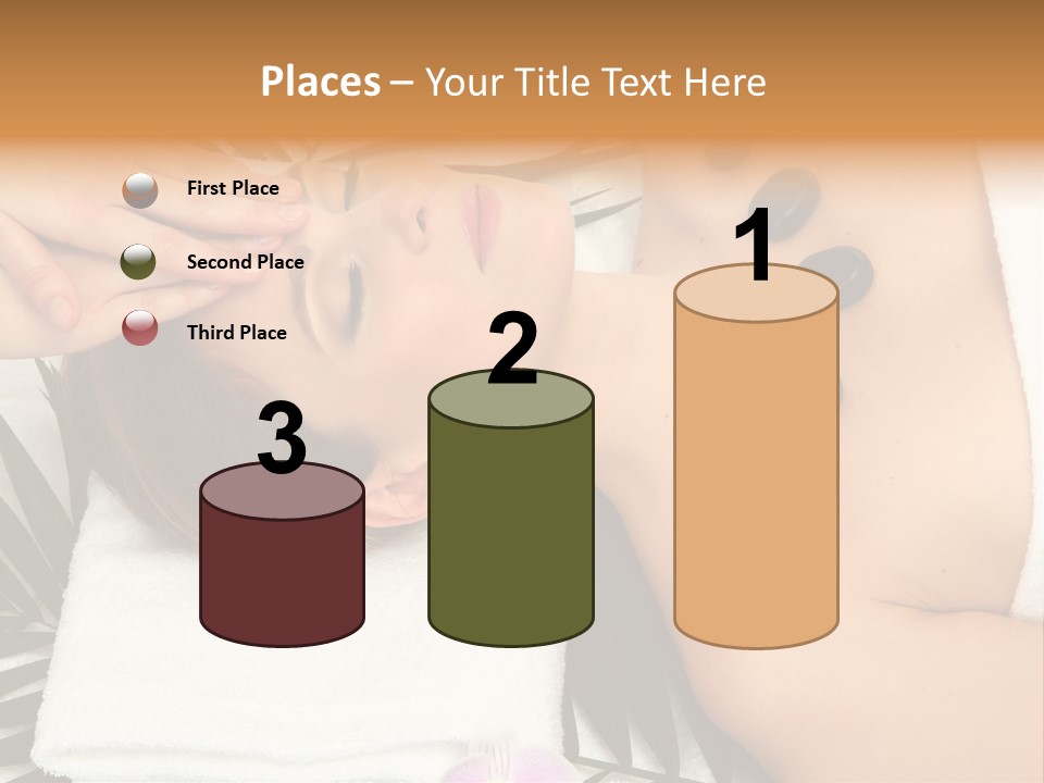 Massaging Young Salon PowerPoint Template