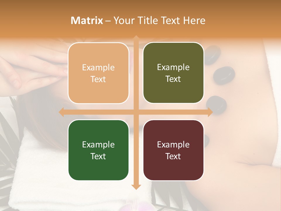 Massaging Young Salon PowerPoint Template