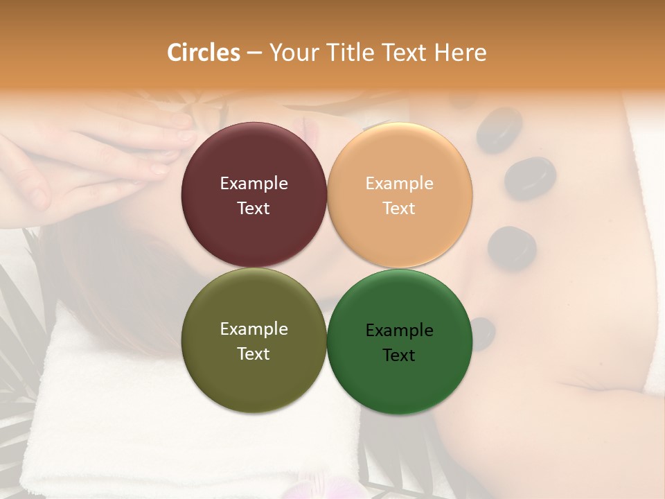 Massaging Young Salon PowerPoint Template