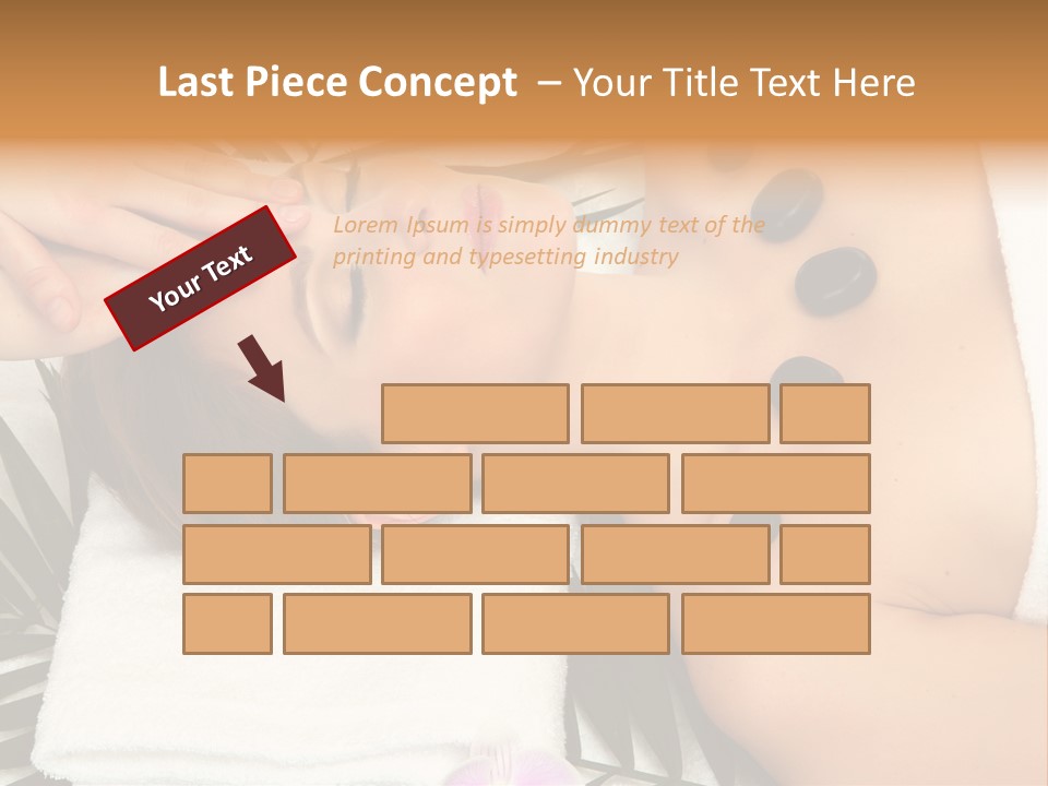 Massaging Young Salon PowerPoint Template