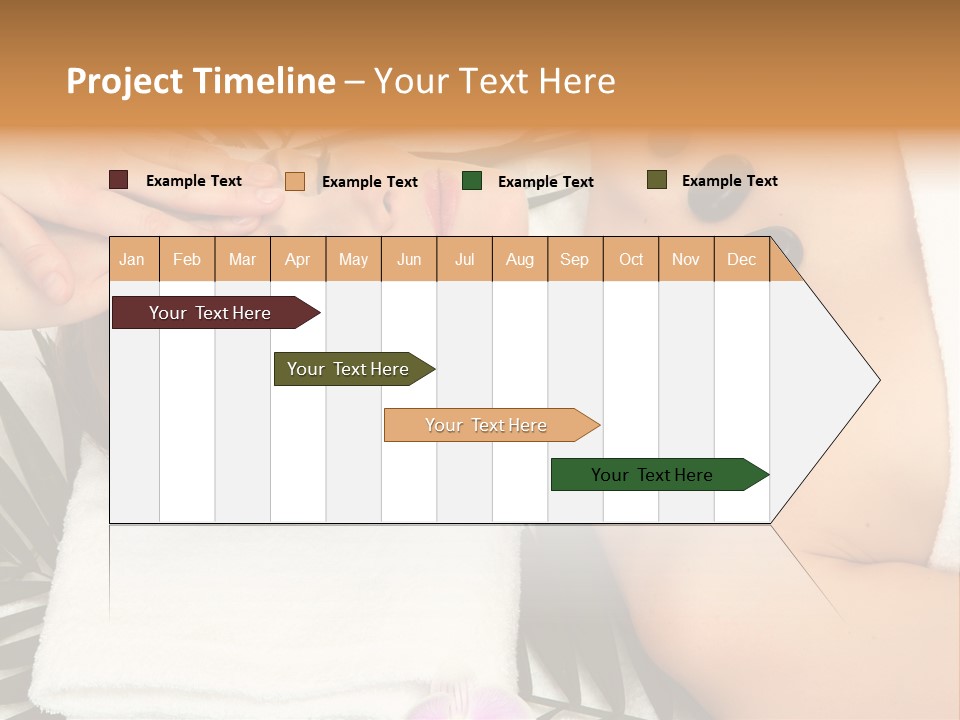 Massaging Young Salon PowerPoint Template