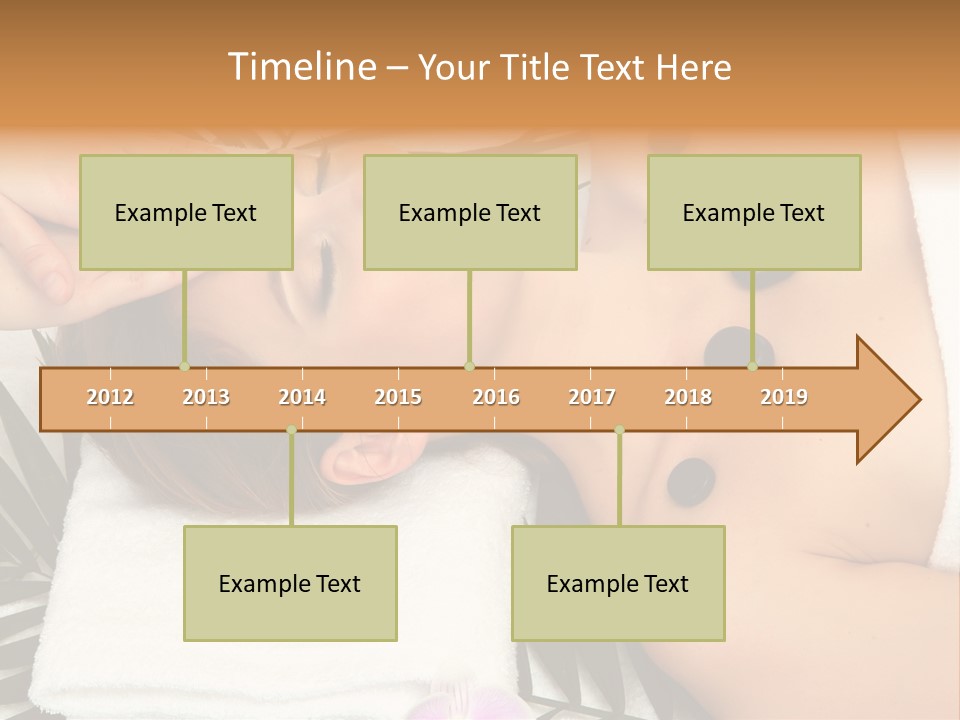 Massaging Young Salon PowerPoint Template