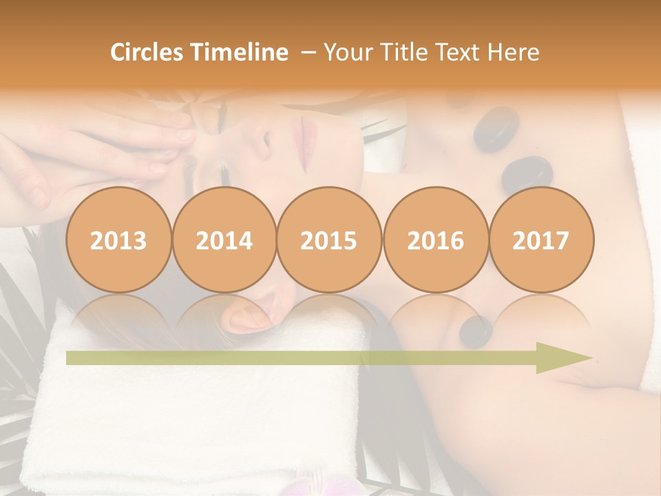 Massaging Young Salon PowerPoint Template