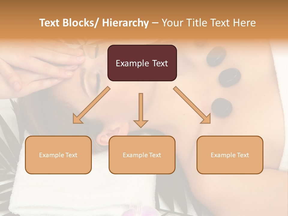 Massaging Young Salon PowerPoint Template