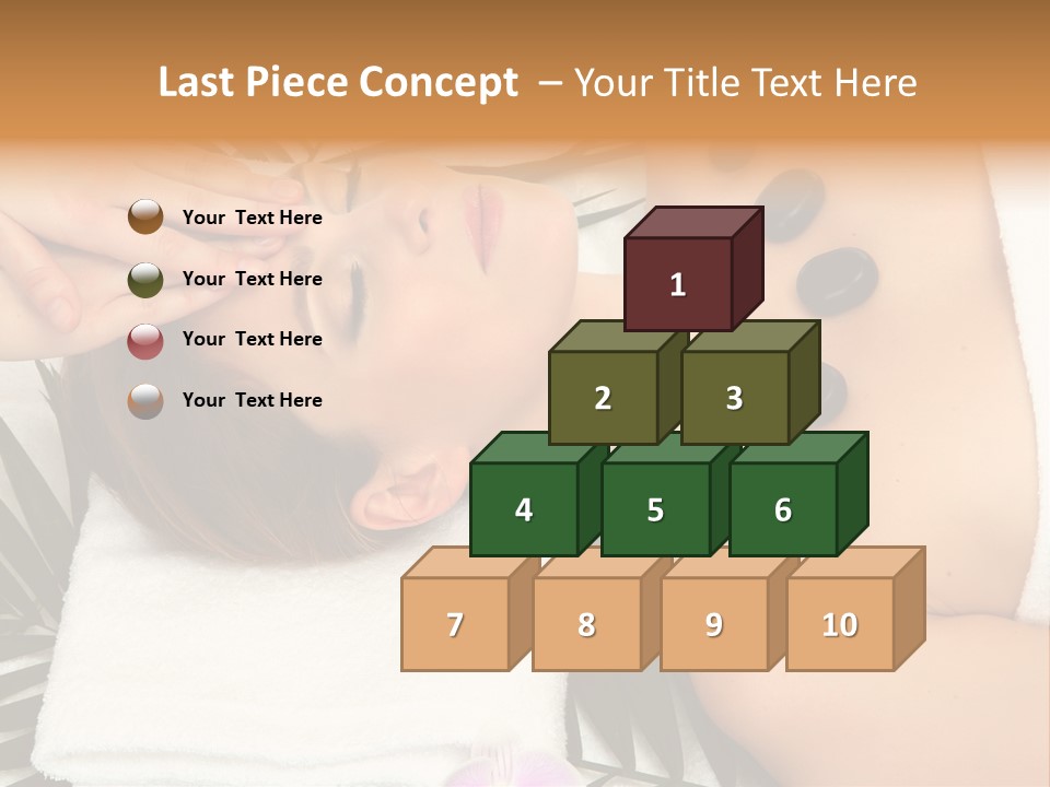 Massaging Young Salon PowerPoint Template
