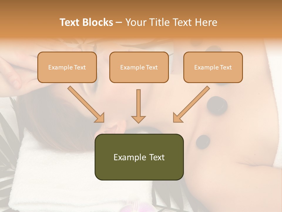 Massaging Young Salon PowerPoint Template