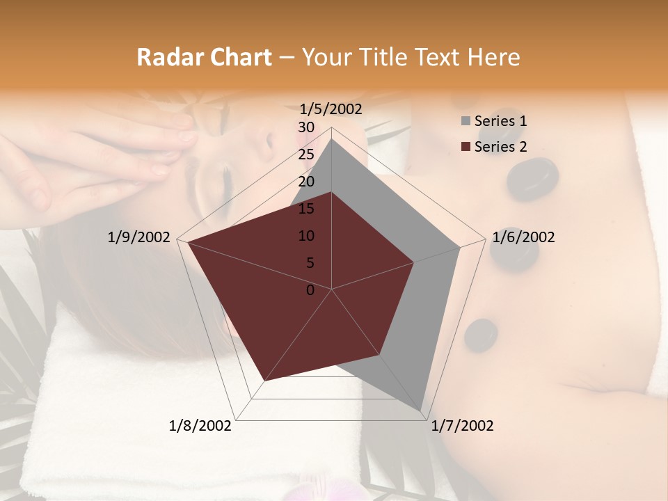 Massaging Young Salon PowerPoint Template