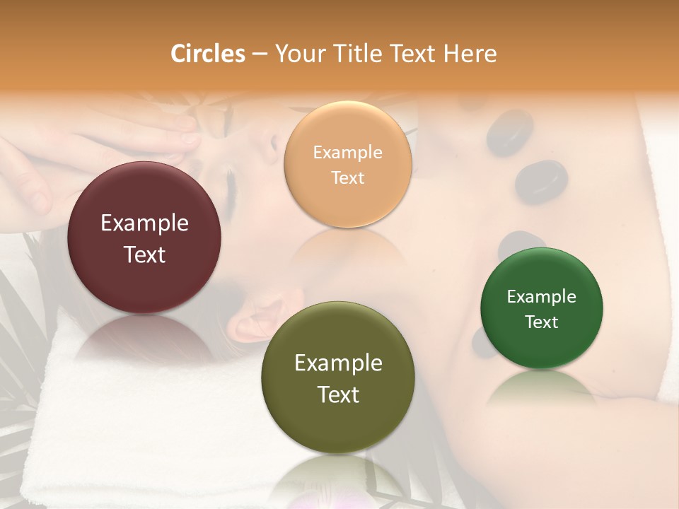 Massaging Young Salon PowerPoint Template