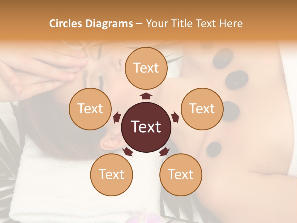 Massaging Young Salon PowerPoint Template