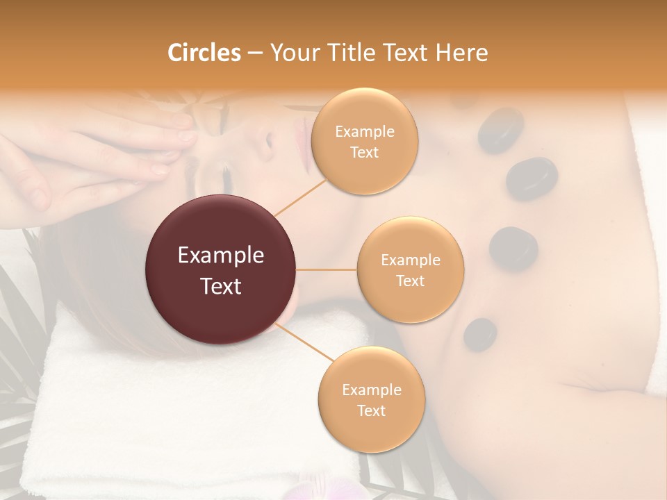 Massaging Young Salon PowerPoint Template