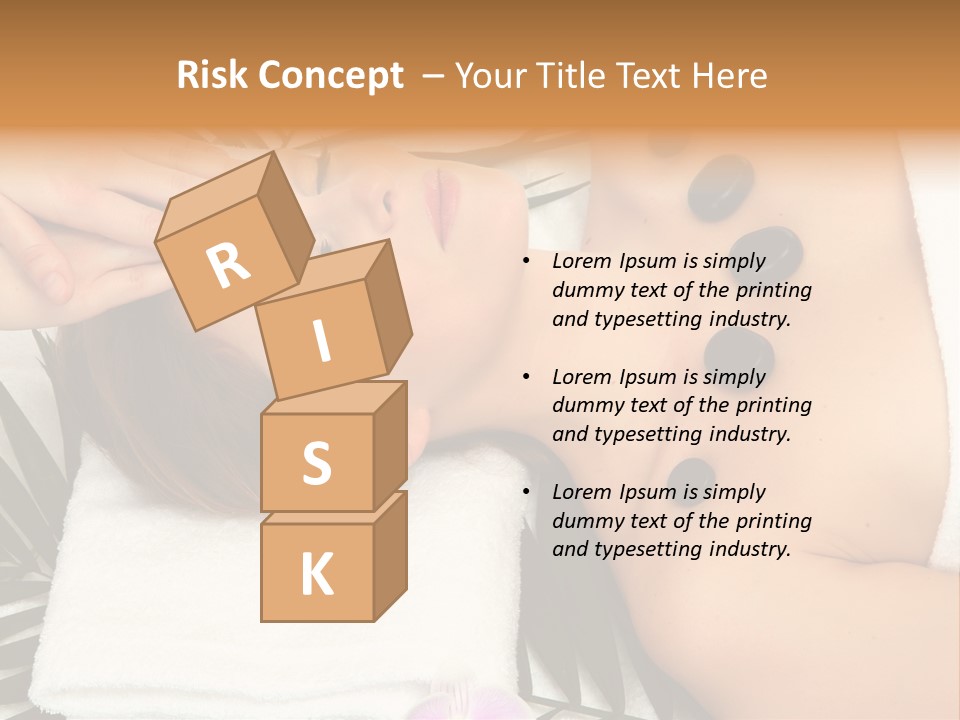 Massaging Young Salon PowerPoint Template