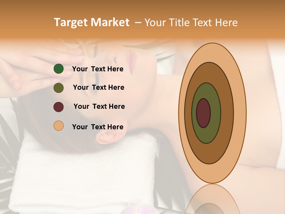 Massaging Young Salon PowerPoint Template