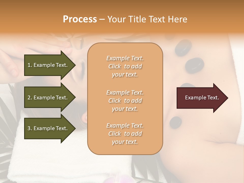 Massaging Young Salon PowerPoint Template