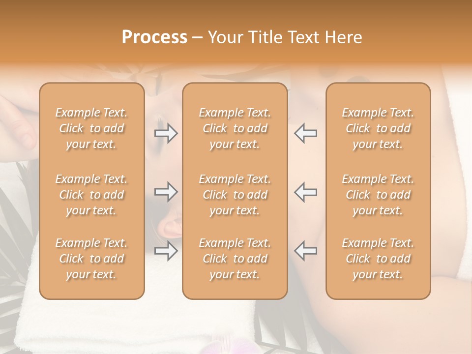 Massaging Young Salon PowerPoint Template