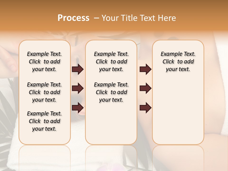 Massaging Young Salon PowerPoint Template