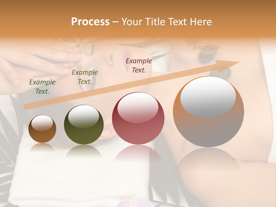 Massaging Young Salon PowerPoint Template